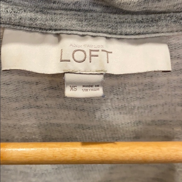 Loft Short Sleeve Boxy Grey Top - Picture 4 of 4